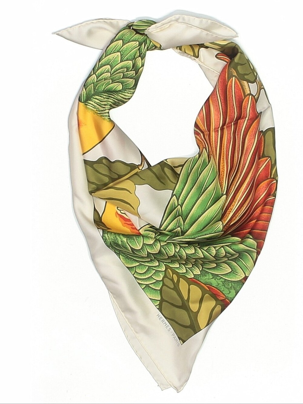 Vintage Hermès Les Perroquets silk scarf - Picture 4 of 4